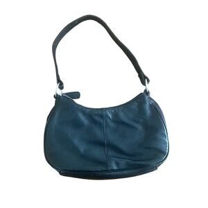 Vintage Y2K Wilson's Maximum, Black Shoulder Bag 9"×5" Small Leather Purse